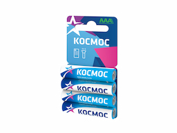 Батарейка мизинчиковая, солевая, блистер, ААА, KOCR034BL(KOC-R03-4BL), 4шт., (уп.)