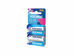 Батарейка пальчиковая, солевая, блистер, АА, KOCR64BL(KOC-R6-4BL), 4шт. , (уп.)