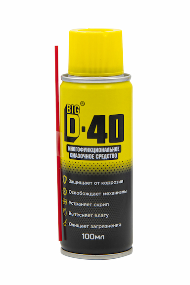 Смазка многофункциональная BIG D-40, 100мл, (шт.)