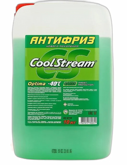 CoolStream Optima Green (10KG)(зеленый) -40°C Универсальный карбоксилатный антифриз