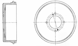 Барабан тормозной G-brake  GD-06031