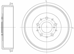 Барабан тормозной G-brake  GD-06051