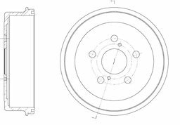 Барабан тормозной G-brake  GD-06069