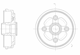 Барабан тормозной G-brake  GD-06582
