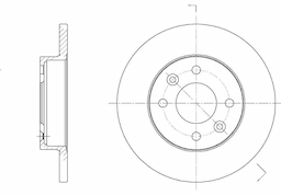 Диск тормозной G-brake  GR-01003