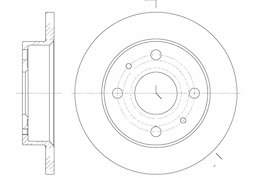 Диск тормозной G-brake  GR-01499