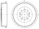 Барабан тормозной G-brake  GD-06051
