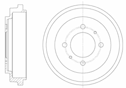 Барабан тормозной G-brake  GD-06175