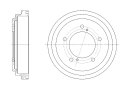 Барабан тормозной G-brake  GD-06276