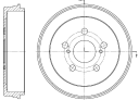 Барабан тормозной G-brake  GD-06309
