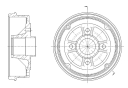 Барабан тормозной G-brake  GD-06646