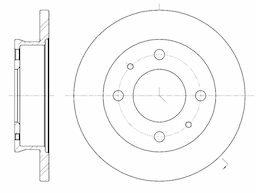 Диск тормозной G-brake  GR-01806