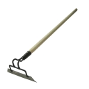 Мотыга из нержавеющей стали с черенком, 200х50мм, (шт.)