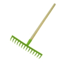 Грабли штампованные прямые, 14 зубов, с чер 1200мм 1 сорт, (шт.)