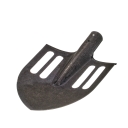 Лопата штыковая, остроконечная с пазами, рельсовая сталь, (шт.)