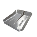 Лопата снеговая, оцинкованная, с накладкой, без черенка, 355х380мм, (шт.)