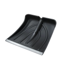 Лопата снегоуборочная пластиковая, с планкой, без черенка, 380х365мм, (шт.)