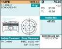 Поршень двигателя TEIKIN 46332 STD (4шт/упак)