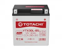 АКБ TOTACHI MOTO YTX30L-BS 30 а/ч R AGM