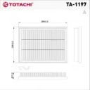 TOTACHI    TA-1197                                             OEM   9117557                   MANN