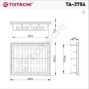TOTACHI    TA-3754      VIC   A-348                      OEM   MR571724