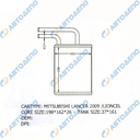 MITSUBISHI LANCER Радиатор отопителя салона