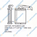 MITSUBISHI L200 Радиатор отопителя салона