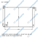 TOYOTA, LEXUS HARRIER, RX 400H 2005-2008  KLUGER V 2005- Радиатор охлаждения двигателя