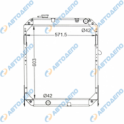 MITSUBISHI FUSO Радиатор охлаждения двигателя