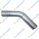 HINO, ISUZU, MITSUBISHI, NISSAN, MAZDA, TOYOTA Труба глушителя 102x300x300мм изогнутая 45° оцинкованная