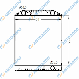 HINO Радиатор охлаждения двигателя