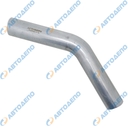 HINO, ISUZU, MITSUBISHI, NISSAN, MAZDA, TOYOTA Труба глушителя 76x300x300мм изогнутая 45° оцинкованная