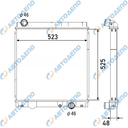 MITSUBISHI CANTER 2002-2004 Радиатор охлаждения двигателя