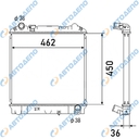 ISUZU ELF NISSAN ATLAS 1999- Радиатор охлаждения двигателя