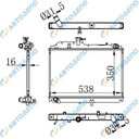 MAZDA, NISSAN NISSAN Vanette ,BONGO . VANETTE Радиатор охлаждения двигателя