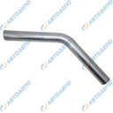 HINO, ISUZU, MITSUBISHI, NISSAN, MAZDA, TOYOTA Труба глушителя 50x300x300мм изогнутая 45° оцинкованная