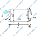 TOYOTA ALLION, PREMIO 2007- Радиатор охлаждения двигателя