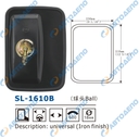 UNIVERSAL зеркало заднего вида  универсальное 310x230mm,  крепление болт