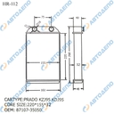 TOYOTA PRADO 1996-2002, HILUX SURF Радиатор отопителя салона