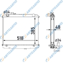 TOYOTA DYNA, TOYOACE 1997-2001 Радиатор охлаждения двигателя