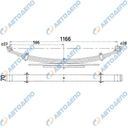 MAZDA TITAN Рессора в сборе, задняя, 4 листа +2 опорныx листf