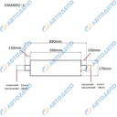 HINO, ISUZU, MITSUBISHI, NISSAN, MAZDA, TOYOTA Бочка глушителя