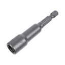 Головка торцевая магнитная 8 х 45 мм, хвостовик 1/4" Е, CrV, 10 шт., (уп.)