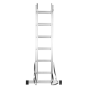 Лестница алюминиевая универсальная, двухсекционная, 6 ступеней, (шт.)