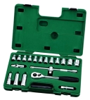 09005 Набор торцевых головок SATA 1/2"DR 10-24мм 20 предметов