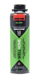 Пена монтажная профессиональная WELLFOAM PRO 50 premium, всесезонная, 650мл, (шт.)