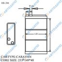 NISSAN CARAVAN, DATSUN, LAUREL, PATROL, TERRANO 1986-2001 Радиатор отопителя салона