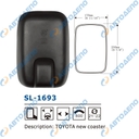 TOYOTA COASTER Зеркало заднего вида 170x250mm, крепление шар 21-22mm