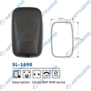 ISUZU ELF зеркало заднего вида 265x170mm, крепление шар 30mm