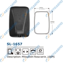 MITSUBISHI CANTER, HINO Зеркало заднего вида 280x190mm, крепление шар 18mm